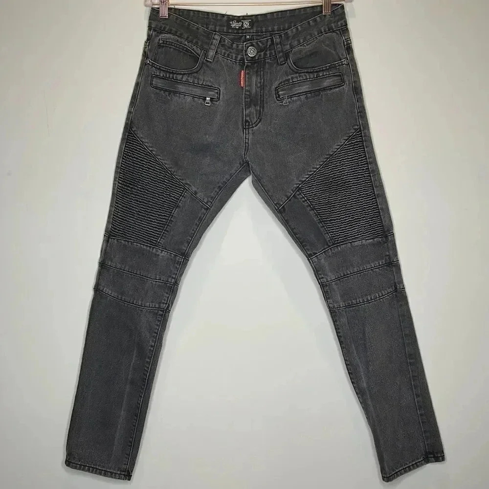 Square Faded Black Denim